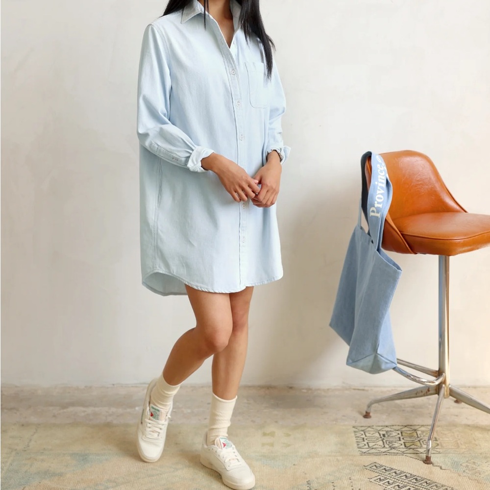 Province of Canada Light denim Shirt Dress